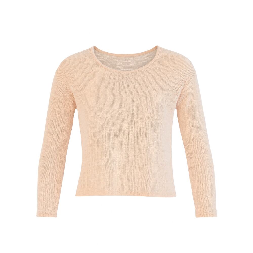 Forever 21 Light Pink Knit Sweater Women’s Medium Long Sleeve Lightweight
